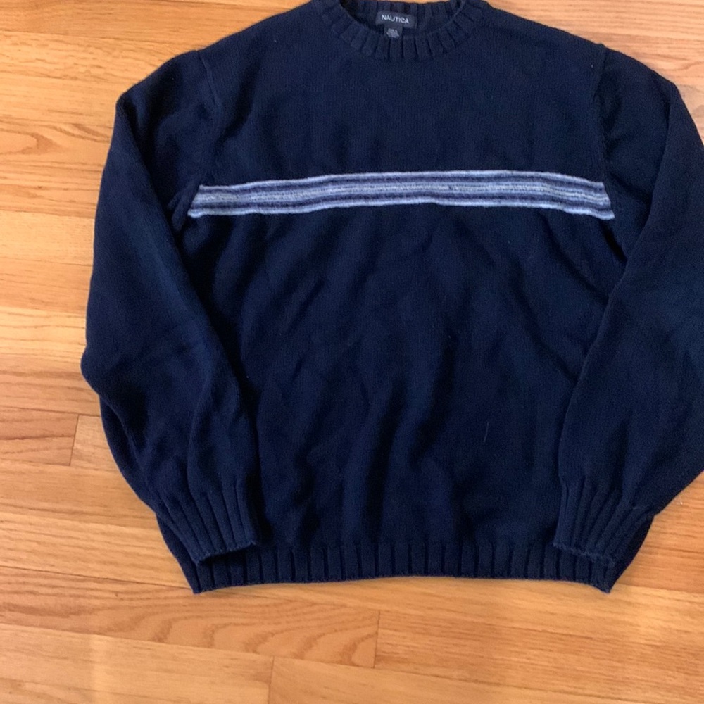 Mens XL navy blue Nautica  sweater